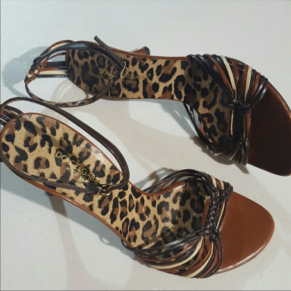 Dolce & Gabbana Italian Leather Sandals - Picture 2 of 8